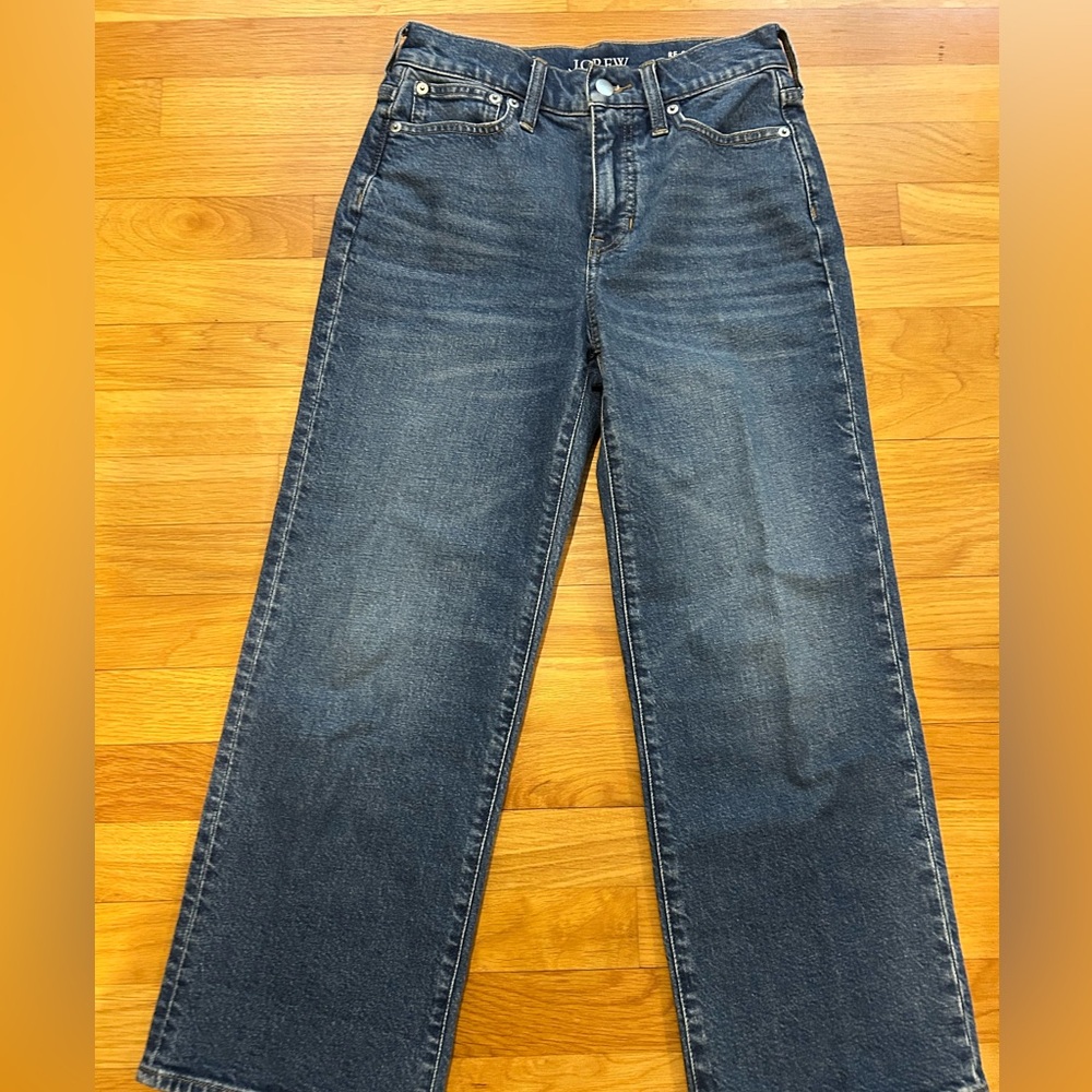 J. Crew Petite High-rise slim wide jean in 1996 semi-stretch